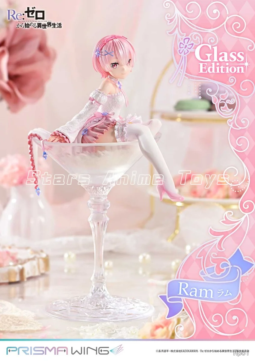 【先行販売】オリジナル プライム1スタジオ PRISMA WING Re0 RAM グラスカップ 1/7 アニメーションフィギュア おもちゃ ギフト コレクションモデル