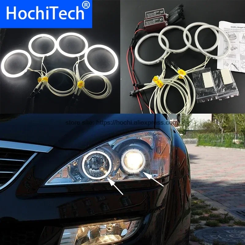 

HochiTech for SsangYong Kyron 2007 2008 2009 2010 Excellent CCFL Angel Eyes Kit Ultra Bright Headlight Illumination