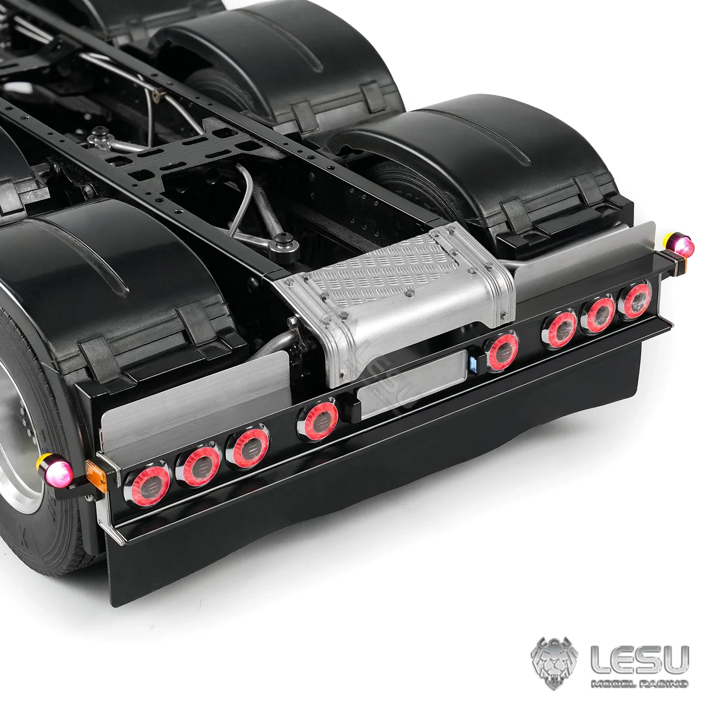 

RC Radium Speed 1/14 Truck Model Toy Tail Beam Tail Light Set for Tamiya Trailer DIY Parts