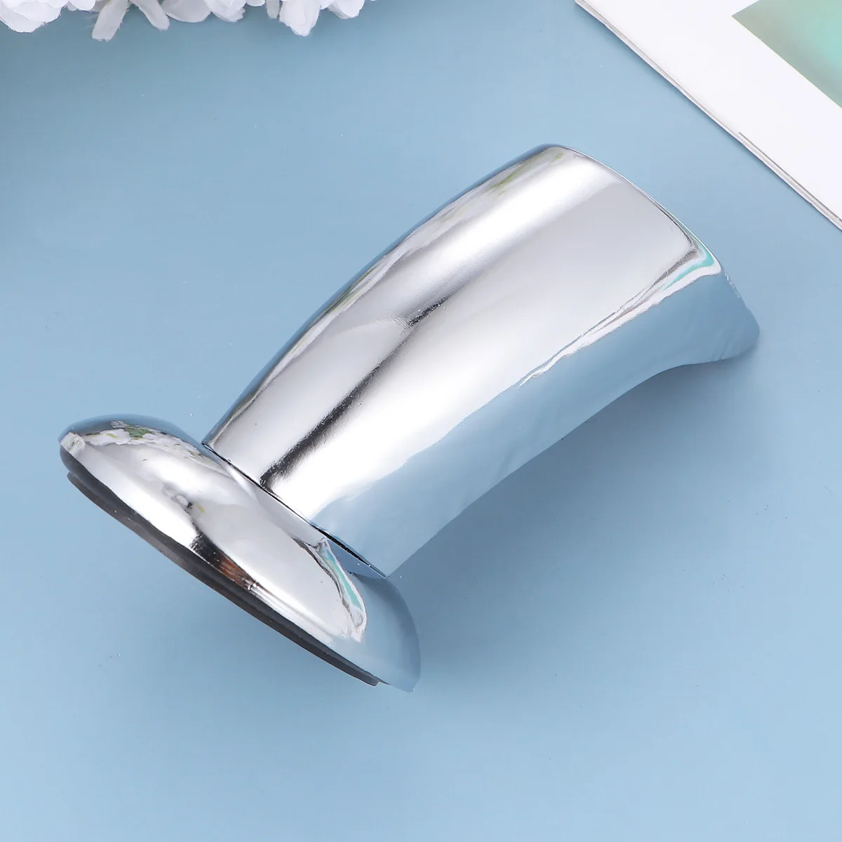 4 Stück 5 Löcher Möbelbeine Unterstützung Sofa Couchtisch Beine rutschfest langlebig Bodenschutz Home Decor Tool Modern Silber