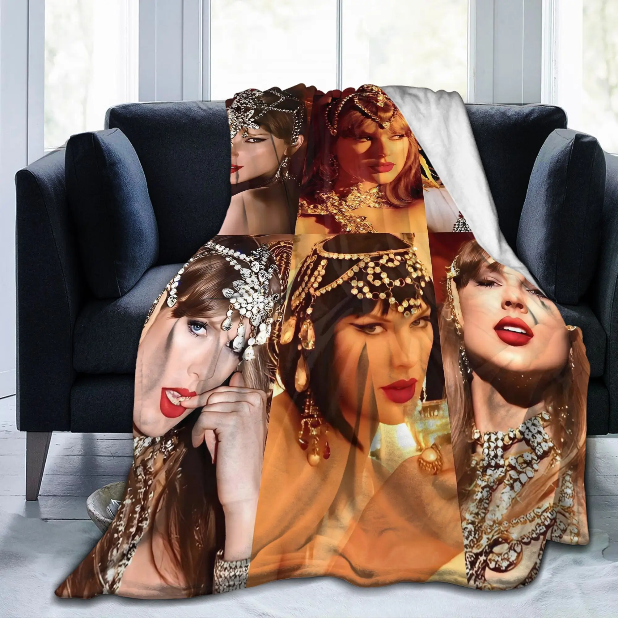 The Life of A Showgirl T-shirts New Album Blanket Quality Warm Soft  Throw Blanket Winter Travel Office Couch Chair Bedspread
