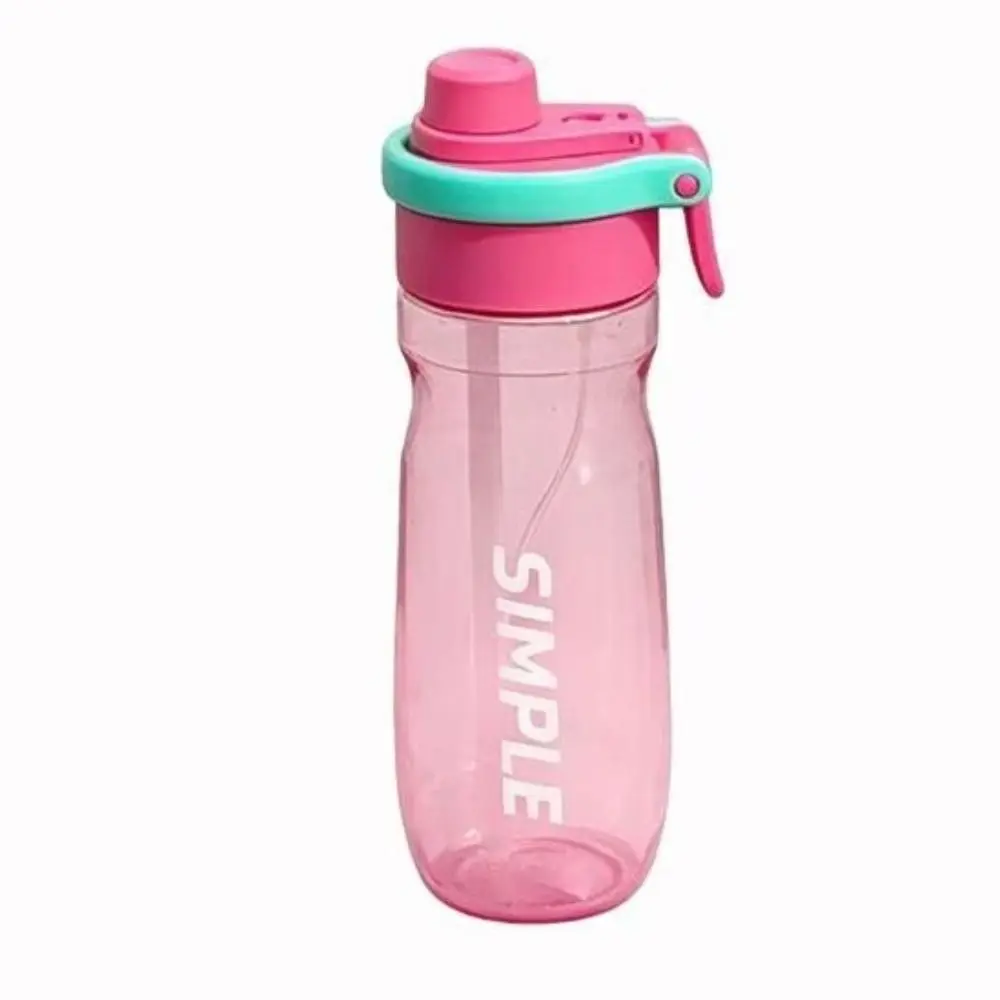 outdoor goods 800ml Drinking Bottles Portable Leak Proof Water Bottle with Straw durable Hydration Flask Office