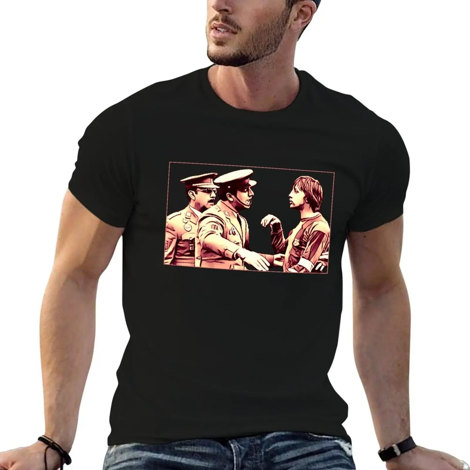 Hombre hombre camiseta gráfica camiseta CRUYFF t