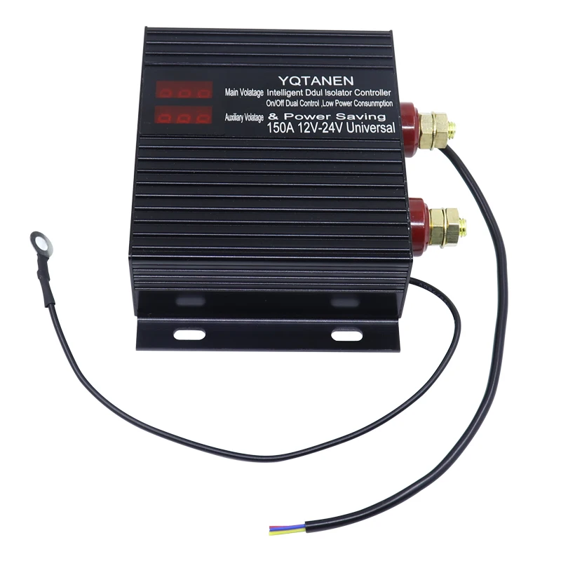 

KS-Двойной изолятор аккумулятора электромобиля с разбором напряжения 150A 200A 250A 12V 24V Контроллер защиты аккумулятора для модификации автофургона