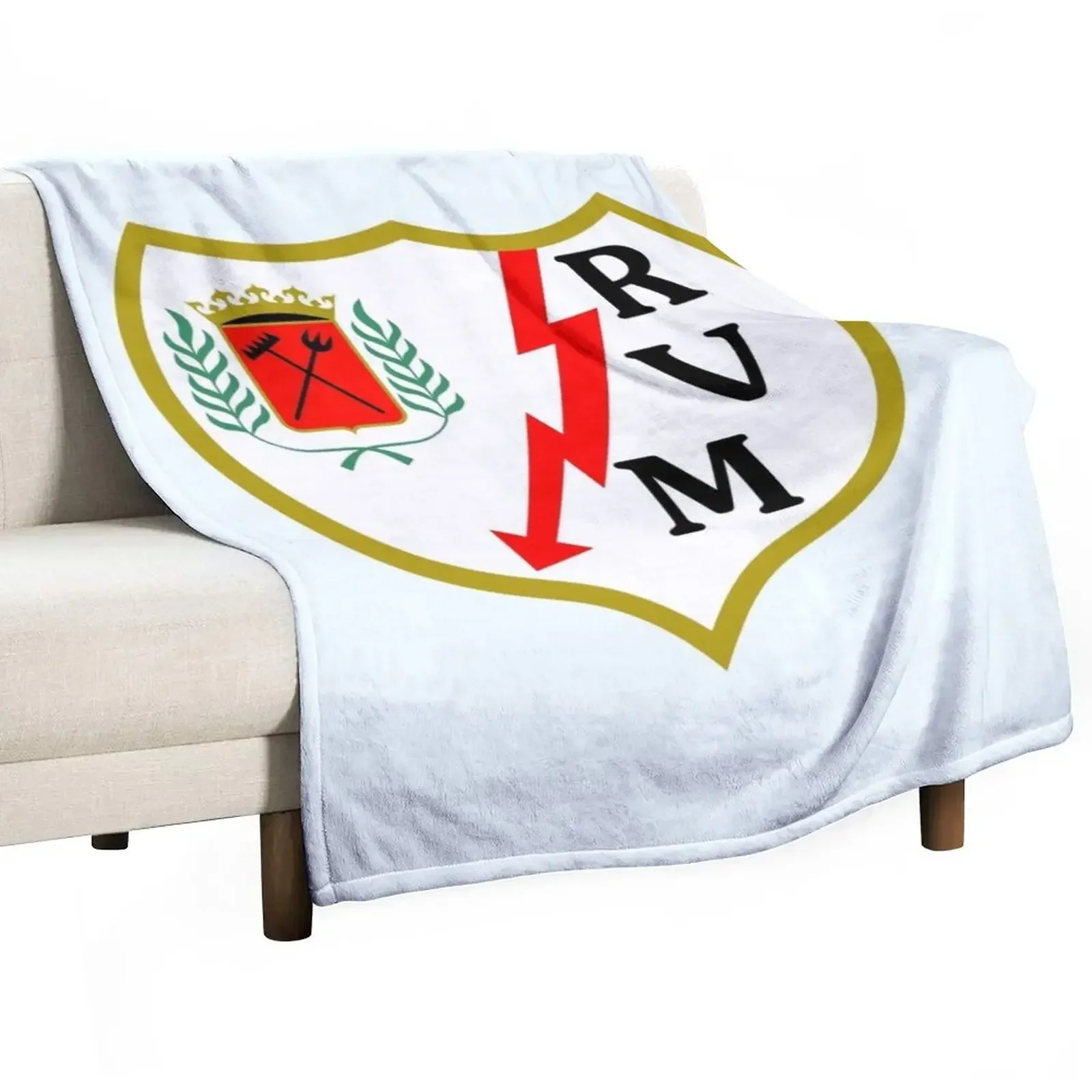 Rayo Vallecano Throw Blanket Luxury Fashion Sofas Plaid Plaid on the sofa Blankets