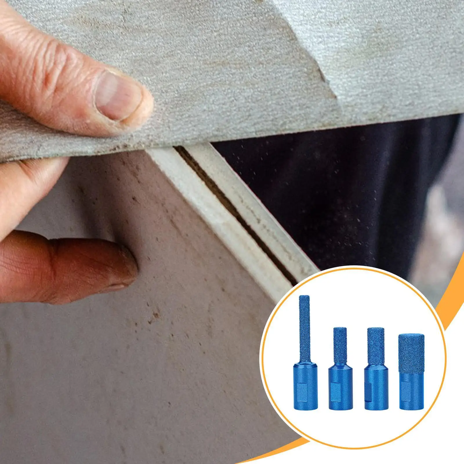 

4 Pieces 100 Angle Grinder Grinding Head Tips Easy to Install Professional High Strength 6 8 10 15mm Diameter for Granite