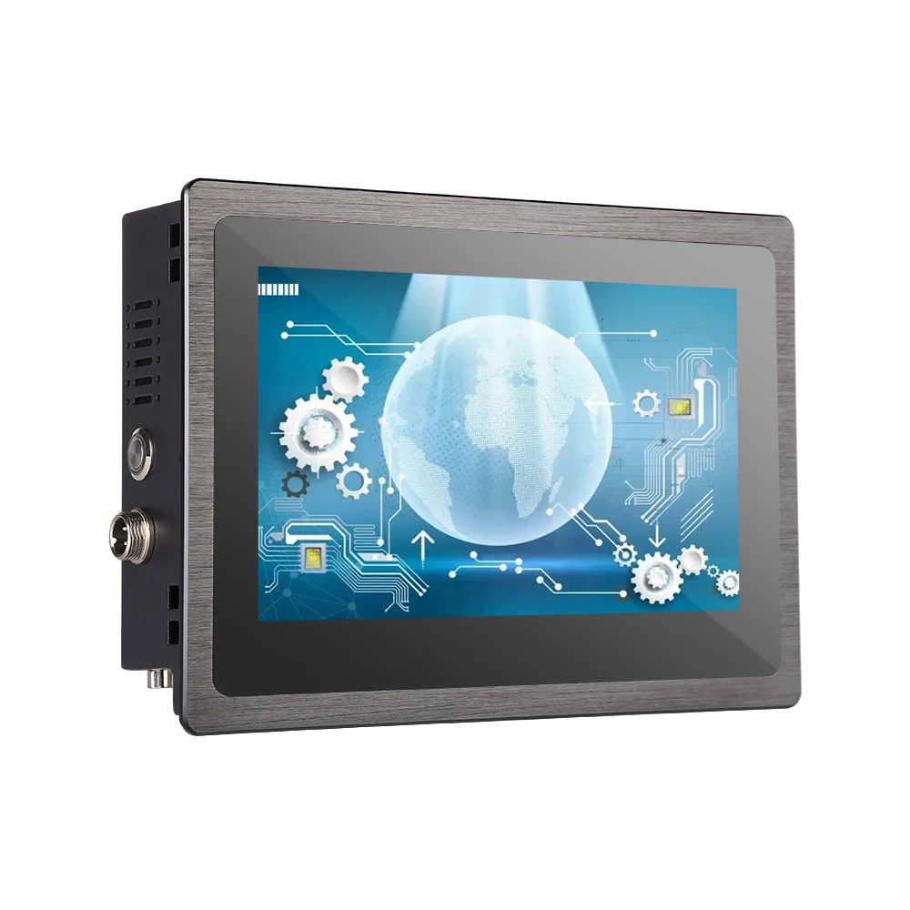 7 بوصة IP65 مقاوم للماء اللوحي الصناعي شاشة تعمل باللمس لوحة جبل وعرة الكل في واحد جهاز كمبيوتر بدون مروحة جزءا لا يتجزأ من الكمبيوتر