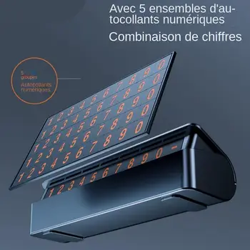 汽車造型臨時停車卡電話號碼卡夜光車貼停車場停車標誌汽車造型汽車配件 8 最佳銷售 停車電話號碼 - №1