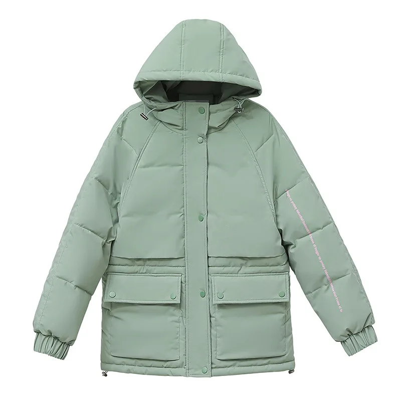 Winter Jacket Women\'s Hooded Parka Down Cotton Padded Coats 2023 Fashion Puffer Coat Casual Thick Warm Snow Outwear