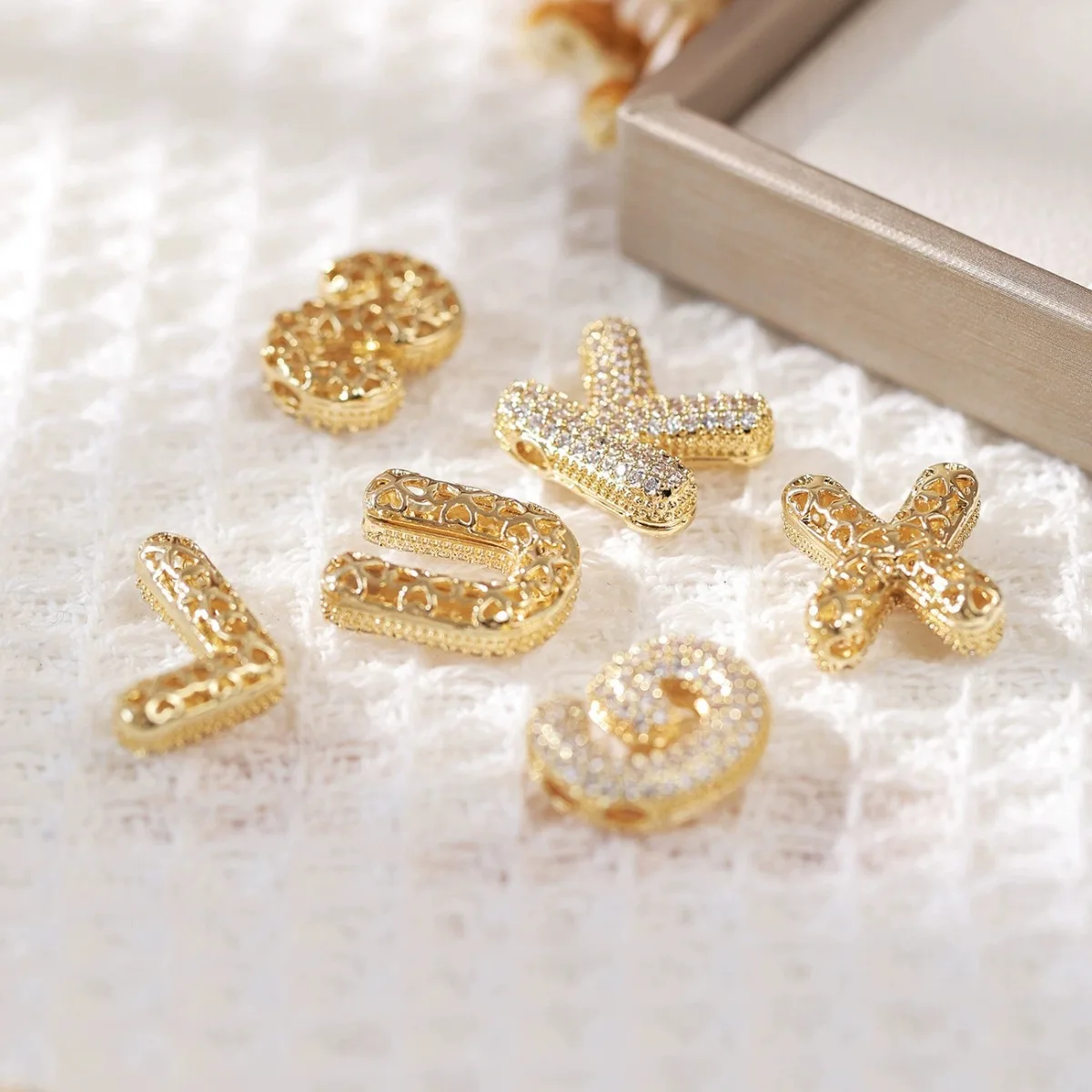 26 قلادة الأبجدية للنساء مايكرو تمهيد الزركون بالون رسالة المعلقات مجموعة المجوهرات بالجملة #4