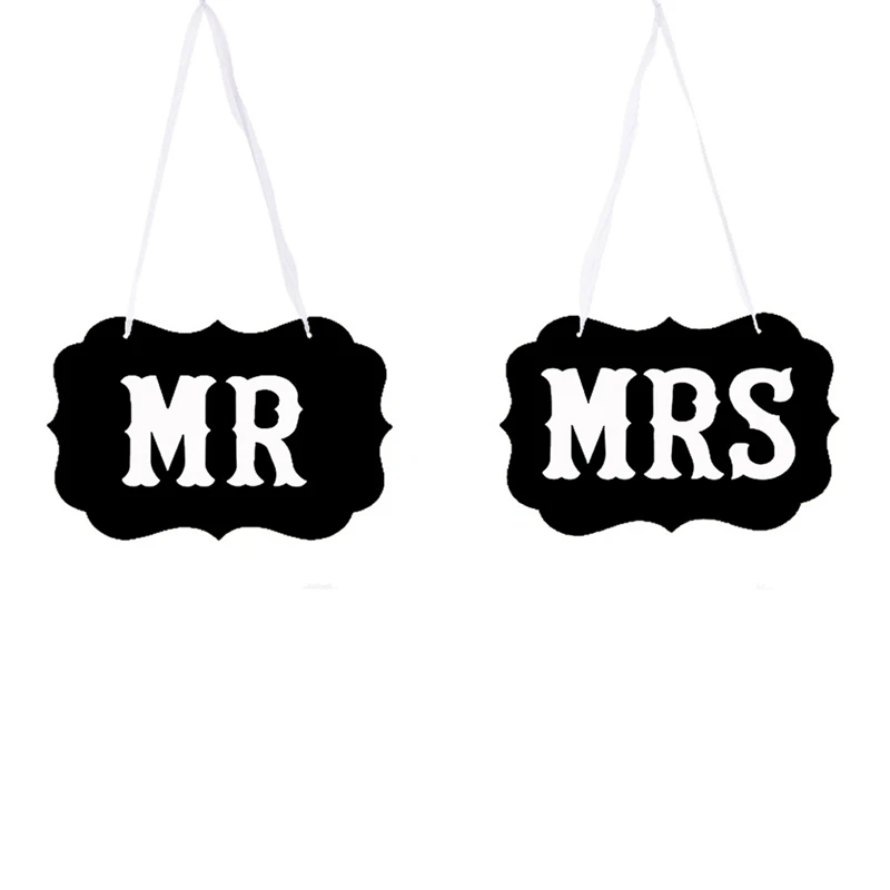 16PCS งานแต่งงานกระดาษ Mr & Mrs Photo Props เจ้าบ่าว & เจ้าสาวที่นั่งป้ายแขวนเครื่องประดับจี้อุปกรณ์ตกแต่งงานแต่งงาน