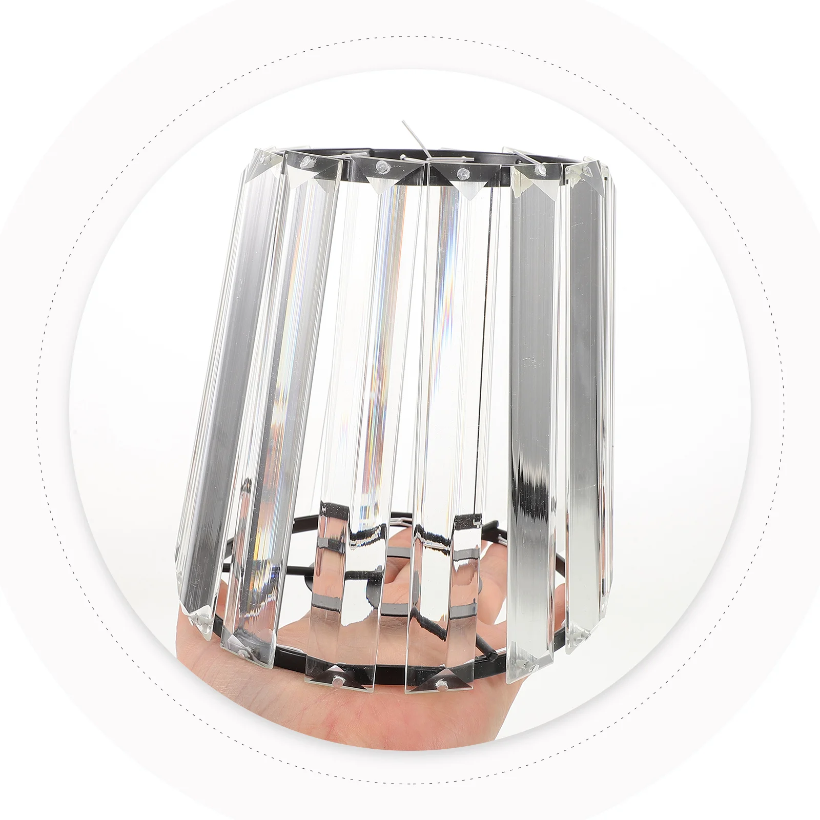 Abat-jour en verre cristal Durable pour pendentif plafond applique murale couvercle de remplacement abat-jour en verre