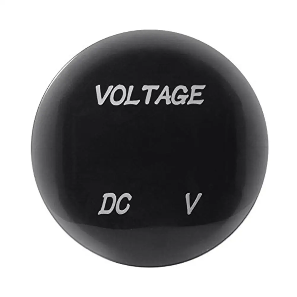 

Universal Digital Display Voltmeter Waterproof Voltage Meter Green LED for DC 12V-24V Car Motorcycle Auto Truck