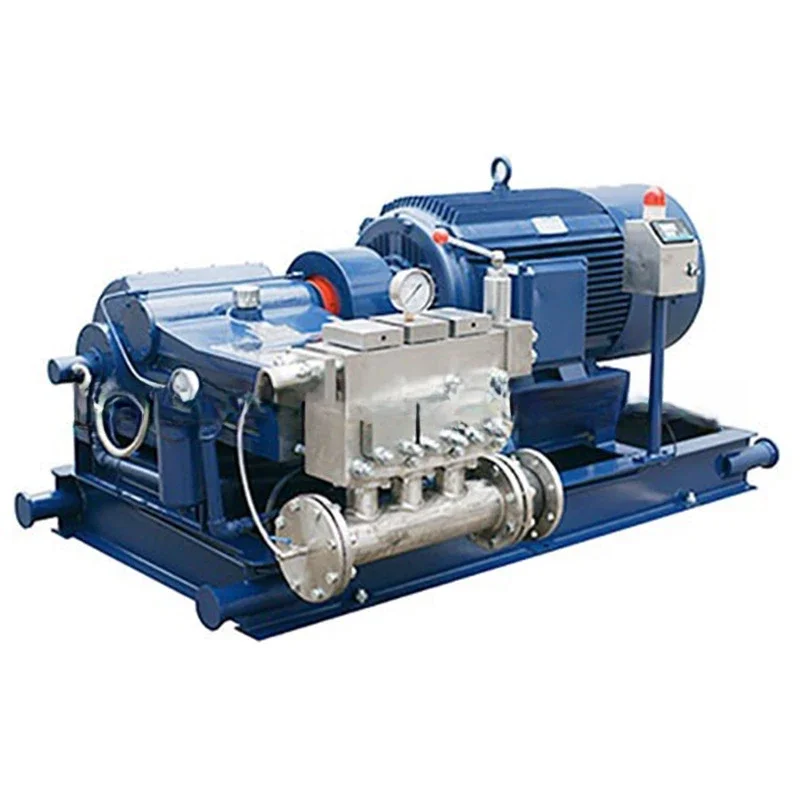 High pressure plunger pump, reciprocating mortar pump, mud pump, industrial cleaning pump