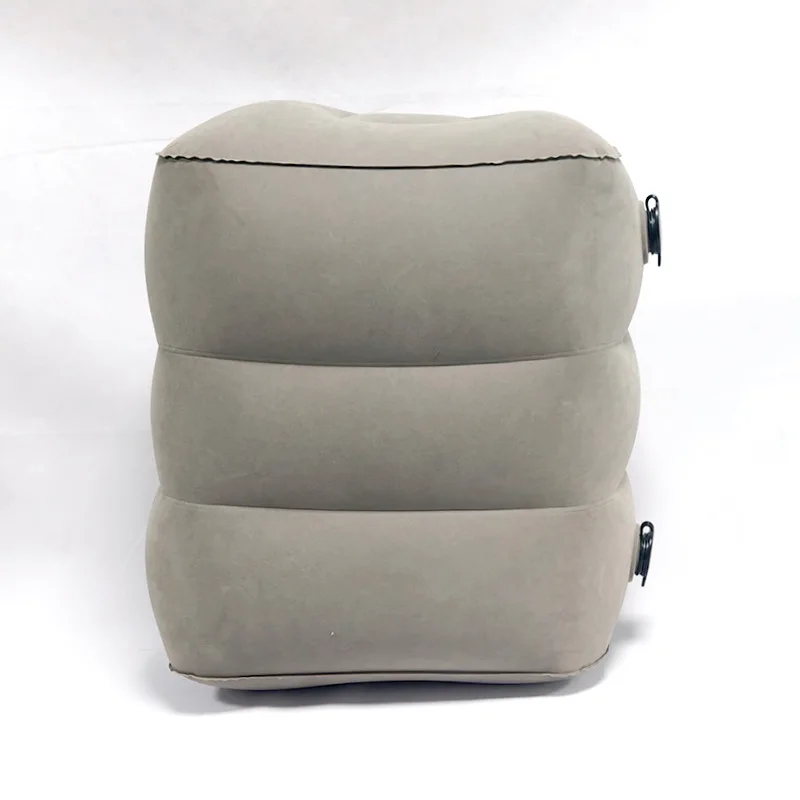 Inflatable Foot Rest Pillow For Travel Portable Adjustable Three Layers Height Stool For Foot Rest Leg Cushion Pillow