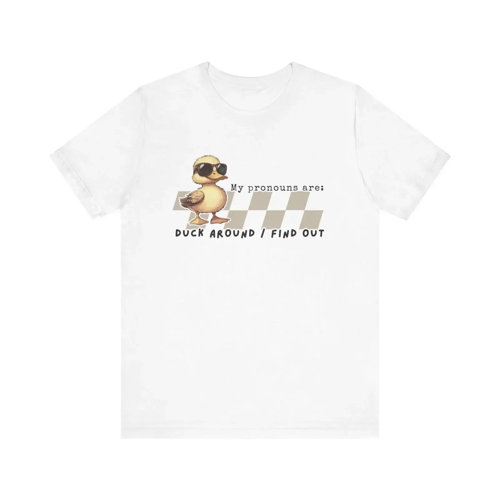 Duck Around Find Out Funny T shirts vintage Washed Versatile homme designer clothes streetwear Stylish fashion graphic Soft