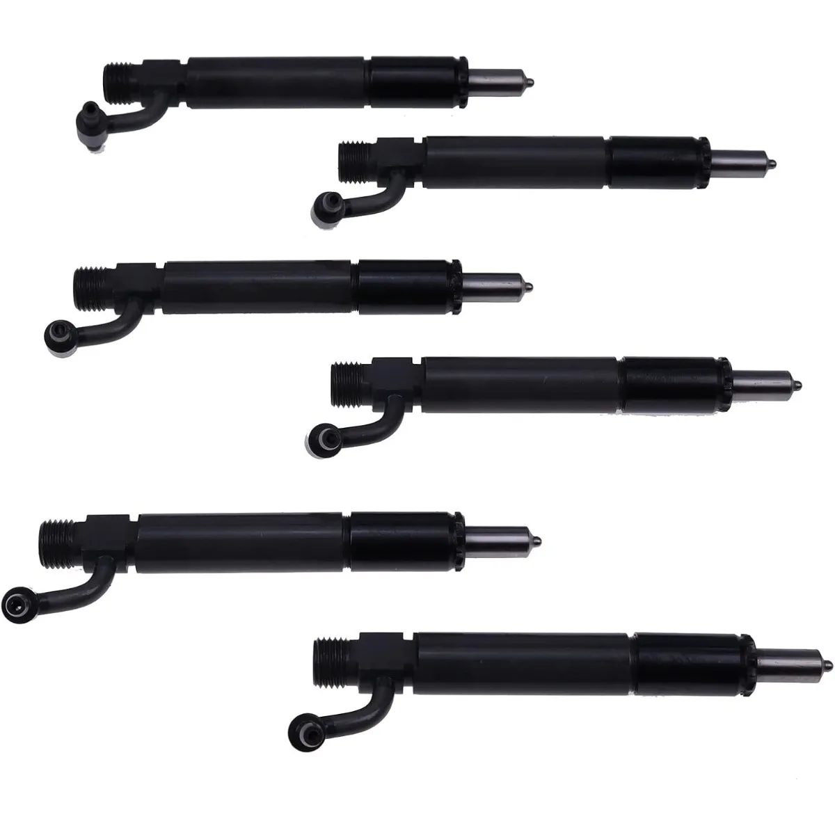 6PCS Fuel Injector 631571C91 675967C91 compatible with Case D-414 D-436 DT-414 DT-436 Engine
