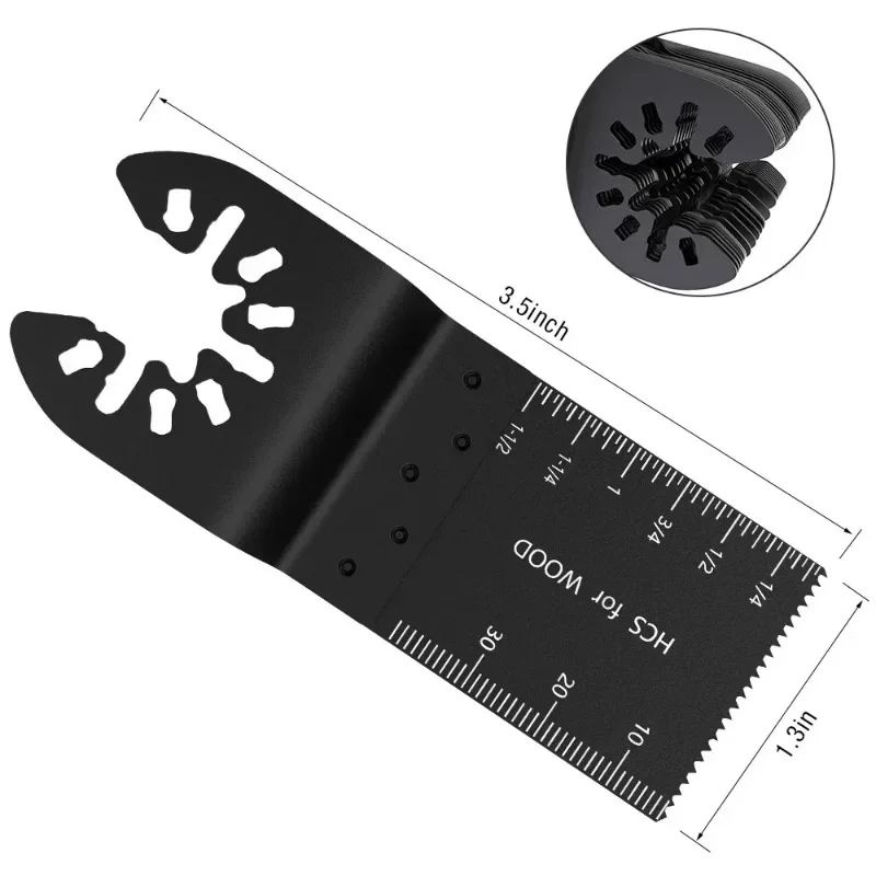 34mm Straight Scale Multitools Universal Saw Blade Set Oscillating Multi Tool Cutting Wood Saw Blades For Fein Multimaster Power