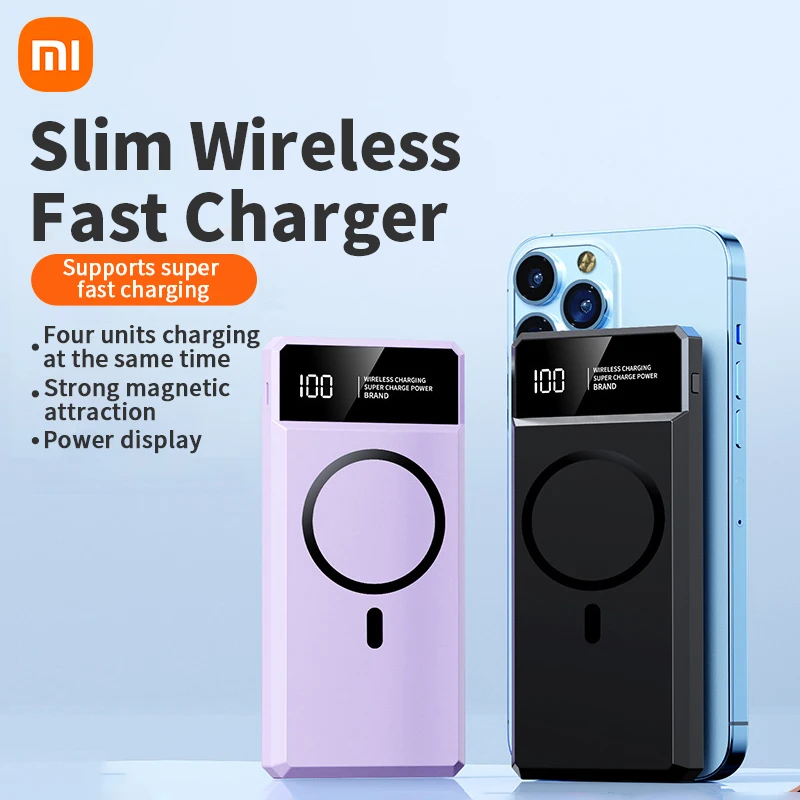 

Xiaomi Magasafe Power Bank 15W Fast Charging Battery Pack 100000mAh High Capacity Portable Charger For iPhone Samsung High-Speed