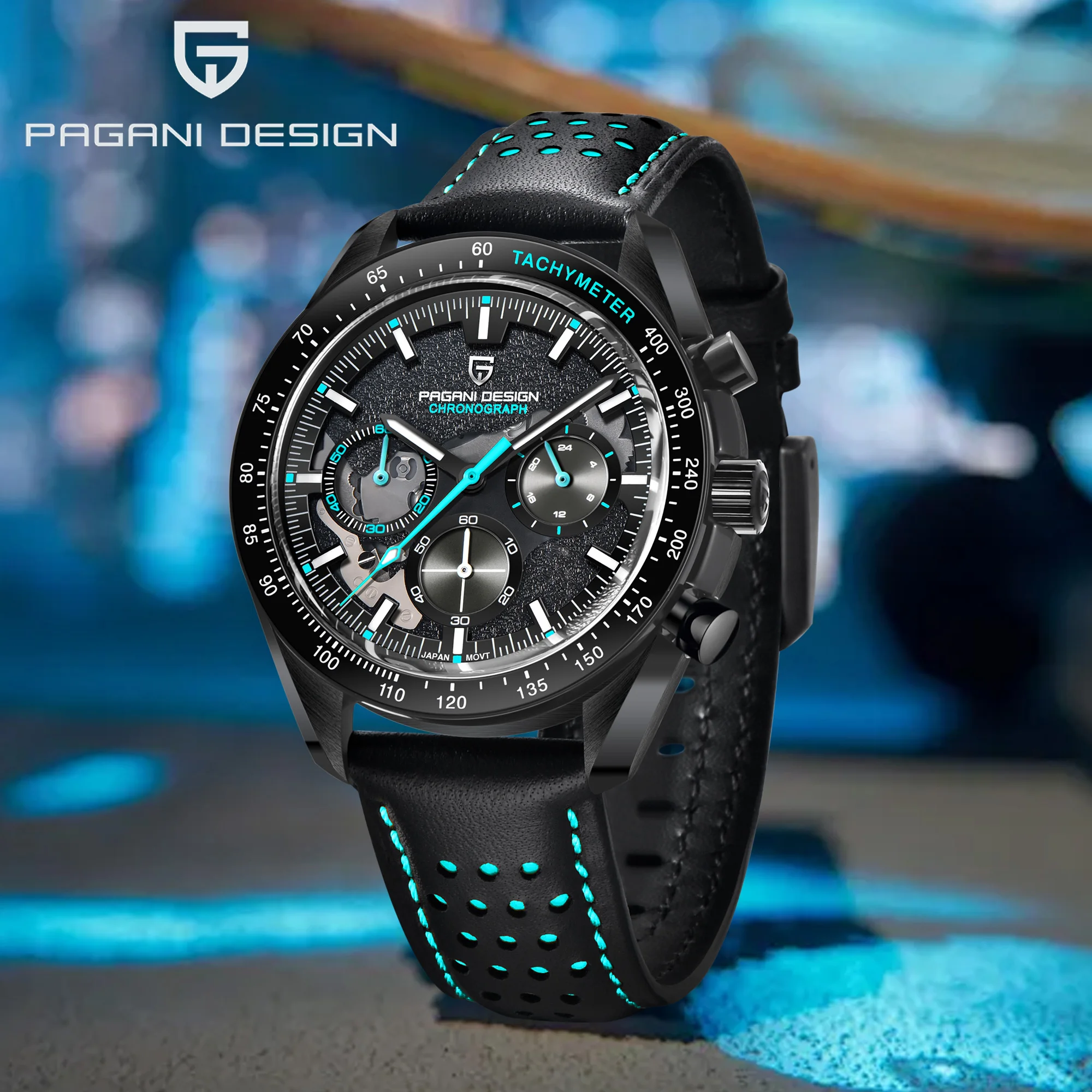 

PAGANI DESIGN Men's Watches Quartz Watches For Man Chronograph Multifunctional Sport Watch Clocks AR Sapphire Mirror Man Gifts