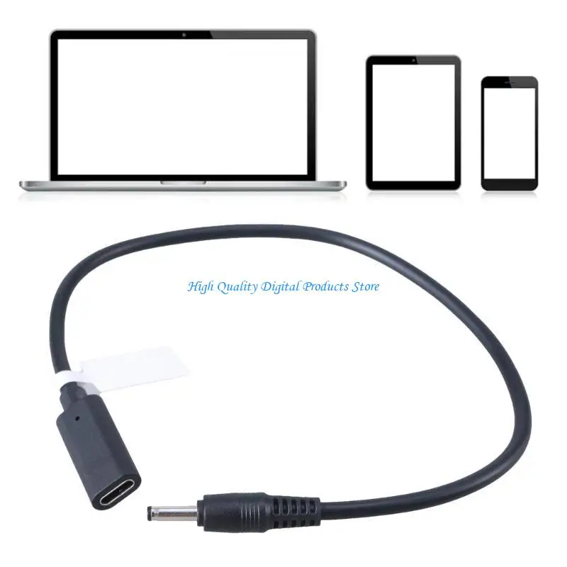 

U2JE 11.8inch Type C to DC35135 Power Cord Female to Male Connectors Extension Cable