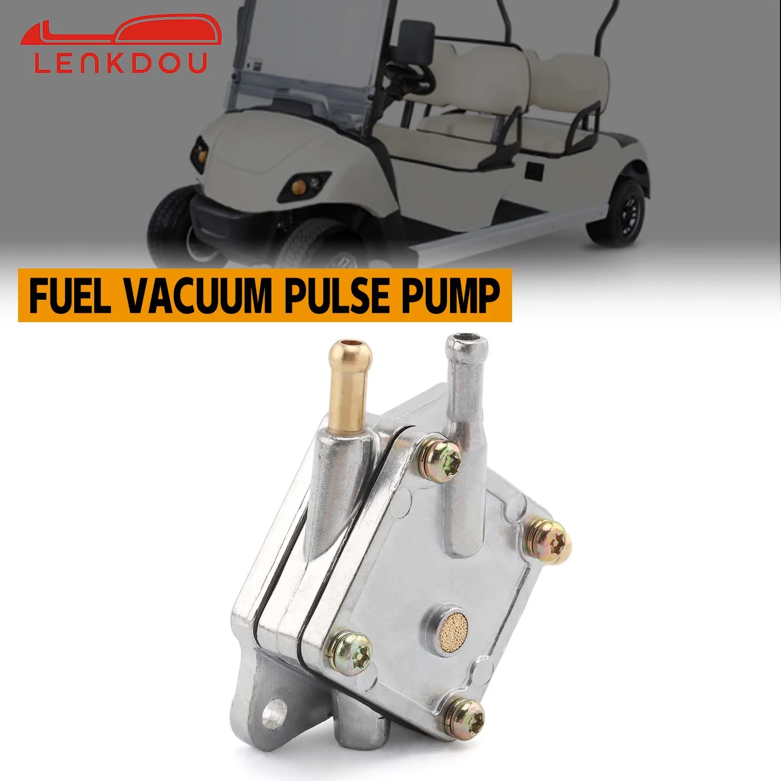 

31 Liters/HR Square Fuel Vacuum Pulse Pump Single 1 Outlet DF52-133-D For Golf Cart Snowmobiles Personal Watercraft