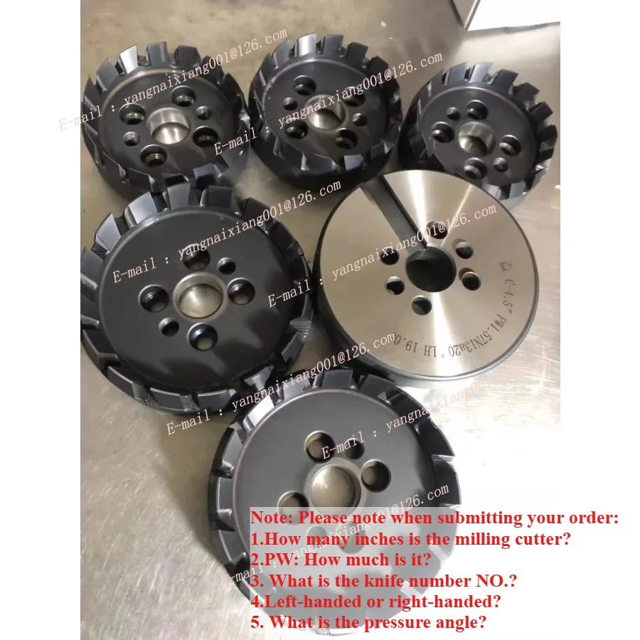 Customization Spiral Bevel Gear Cutter for Gleason Arc-toothed Knife Spiral Umbrella Gear Milling Cutter Spiral Bevel Gears
