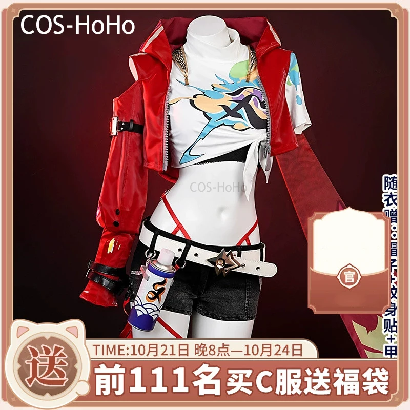 COS-HoHo Honkai: Star Rail Rappa The Sea Ranger игровой костюм прекрасная униформа косплей костюм Хэллоуин вечерние ролевые игры наряд женский