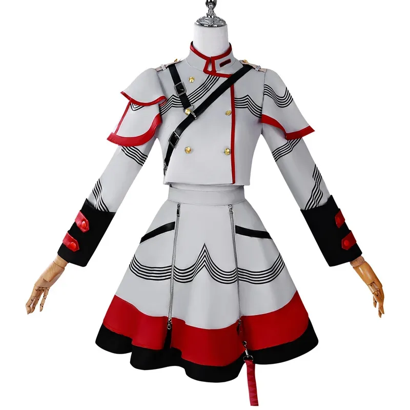 

Wholesale Kasane Teto Costume Anime Vtuber Cosplay Dress Halloween Party Women Performance Suit for Girl mj:3