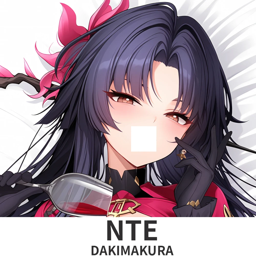 NTE Mint Nanally Tsukinoki Hotori Dakimakura Anime Style Pattern Pillow Cover Sofa Bed Cushion Case