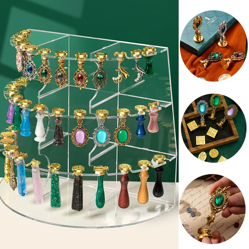 

Изысканная винтажная сургучная печать с ручным хвостовиком, украшение для свадебной открытки, штамповка для скрапбукинга, восковая печать для свадебных приглашений, штампы, инструмент