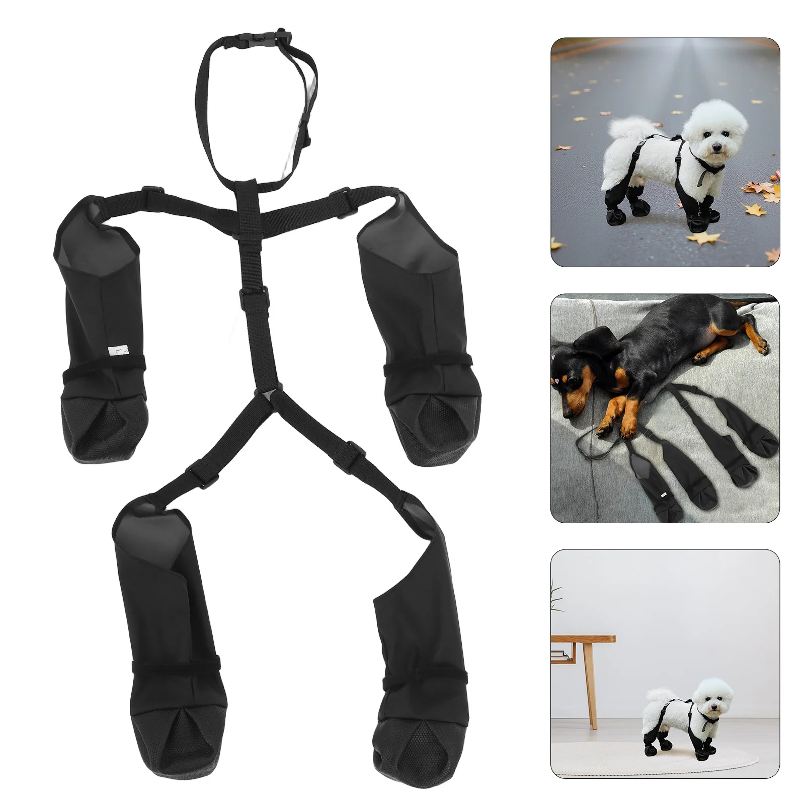 

1pc Waterproof Dog Shoes Anti-Slip Pet Boots For Rain Snow Outdoor Large Dog Rain Boots Puppy Walking Footwear Non-Slip Sole