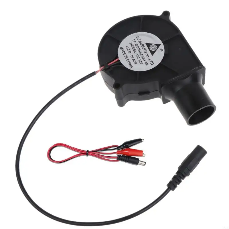 

T8UC 7530 Barbecue Fan Electric Air Blower 2500R 5.5x2.1mm DC12V Clip for BBQ Grill