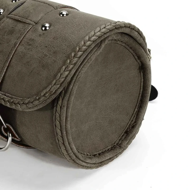 

Front Fork Bag Motorcycle Tool Bag Motorcycle Cafe Racer Saddlebag Handlebar Side Tool Tail Bag Fork Barrel Shape Handlebar