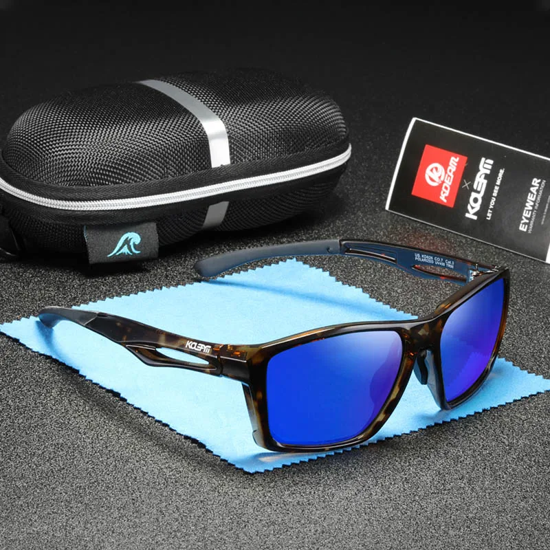 KDEAM Impact Resistance TR90 Men's Sunglasses Polarized Lens Tank Hinges Ultra Light Sun Glasses Bending Freely KD626