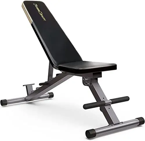 1000 Super Max - Adjustable Weight Bench Press for Incline Decline Workouts & Strength Training - Foldable Workout Benches for H