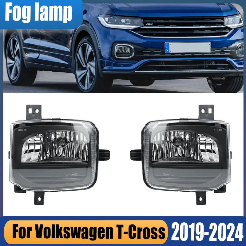 

Для VW Volkswagen T-Cross 2019-2024 передний бампер светодиодные противотуманные фары дневные ходовые огни сигнальная лампа в сборе 2GM941662B 2GM941661B