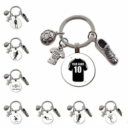 Fußball Diy Custom Name Keychain Zu Spielen Fußball Junge Keychain, Diy Keychain Für Fußball Liebhaber, mode Geschenk Keychain Für Foo