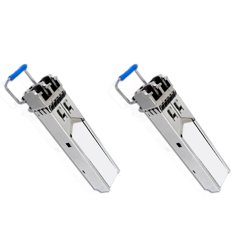 

2X SFP Optical Module Gigabit Single-Mode Optical Module SFP-GE-LX-SM1310 20KM Dual Fiber 1.25G For Huawei H3C