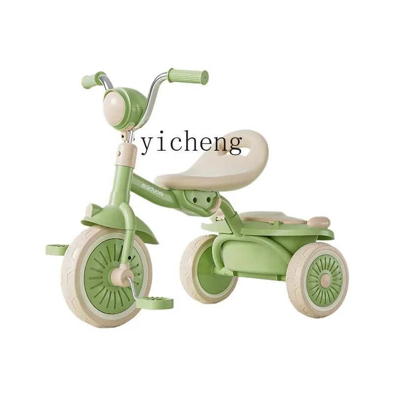 Tqh Children's Three-Wheeled Bicycle 1-6 Years Old Baby Multi-Functional Children Foldable Bicycle