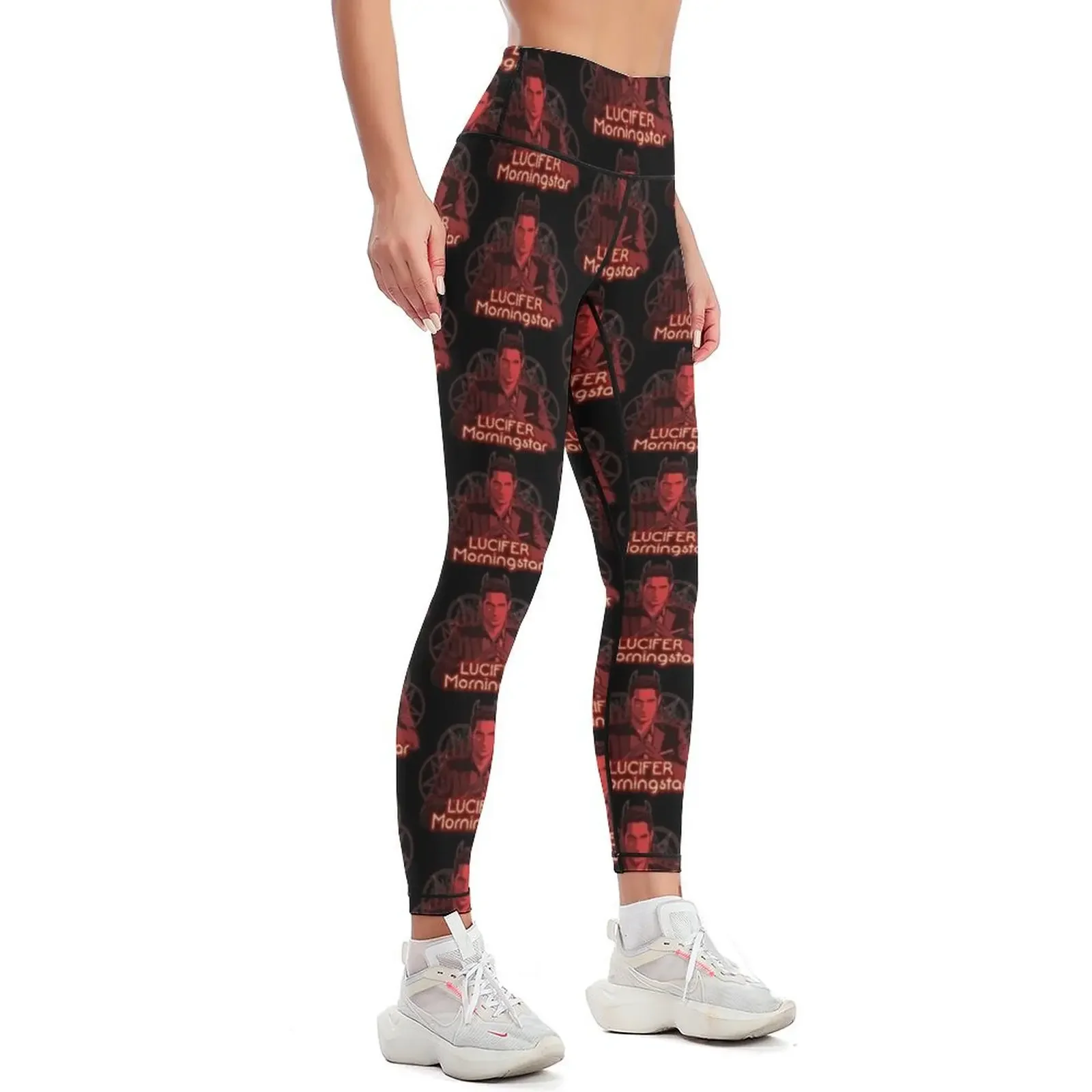 Lucifer Morningstar Leggings Fitness's gym clothes sporty woman gym gym wear Womens Leggings