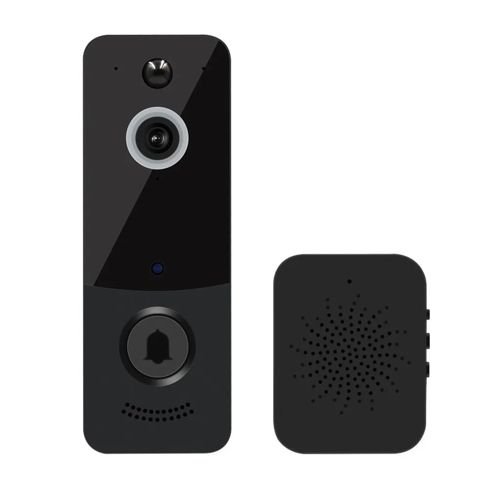 HD Video Smart WiFi Doorbell with Visual Intercom and Rechargeable Battery for Instant Alerts and Secure Home Entry