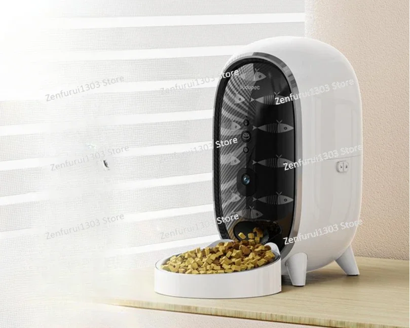 Infrared Night Vision Pet Automatic Feeder Visual Cat Cat Food Basin Dog Food Timed Quantitative Feeding Machine