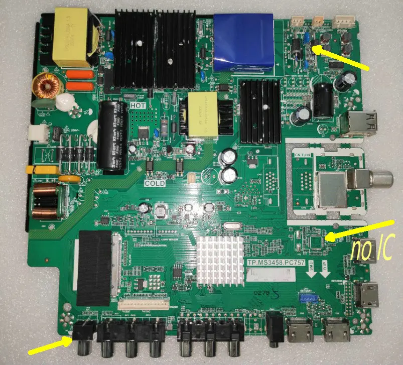 TP.MS3458.PC757 motherboard 4K LED screen For 37-65inch 43INCH 50inch 55inch 5 different board option