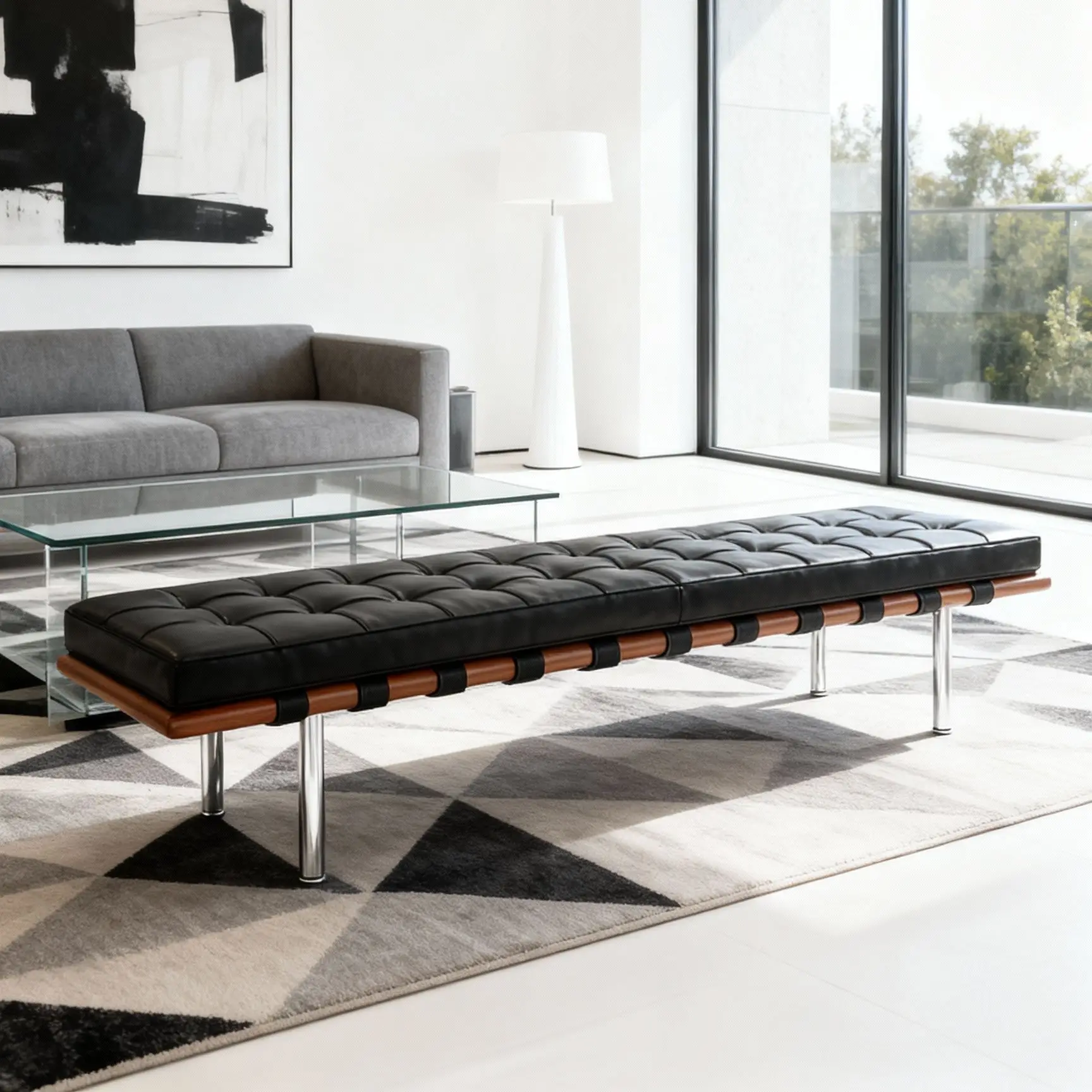 

Легкий роскошный современный стул из нержавеющей стали с кожаной обивкой, табурет для столовой, прикроватный табурет для спальни, мягкий табурет для обувания