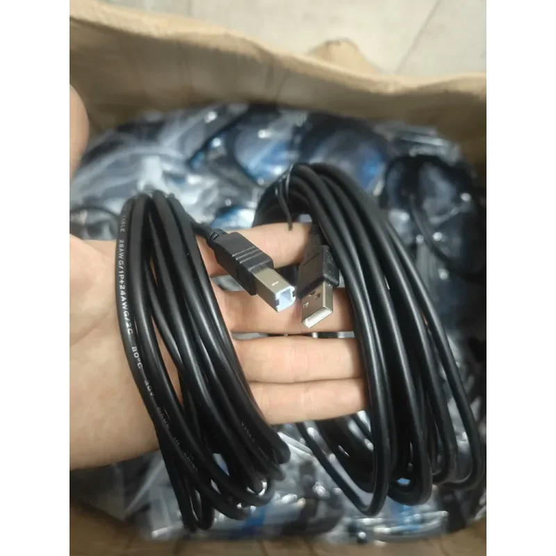 for Epson Canon HP Brothers USB Printer Data Cable 3m 5m Extended Computer Square Port Connection
