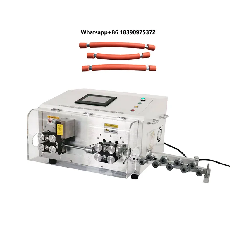 Automatic 70sqmm Power Cable Cutting Stripping Machine For Electric Vehicle Charging Pile Cable