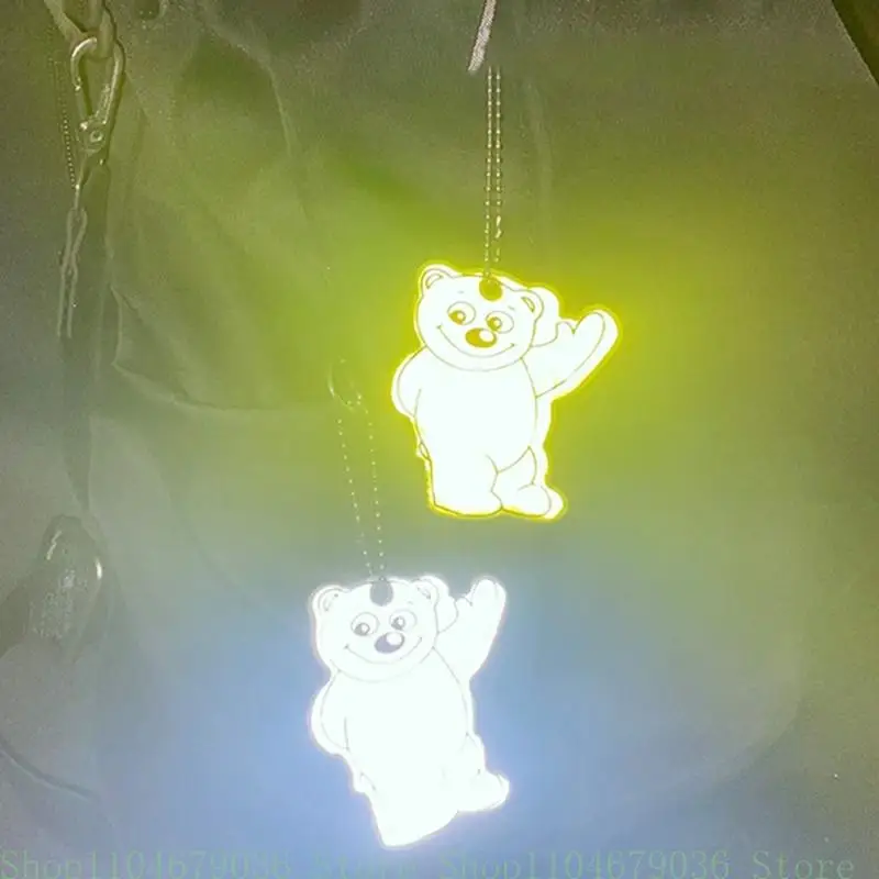 Safety Reflectors Bear Stylish Reflective Gear for Jackets, Bags, Purses, Backpacks, Strollers Wheelchairs