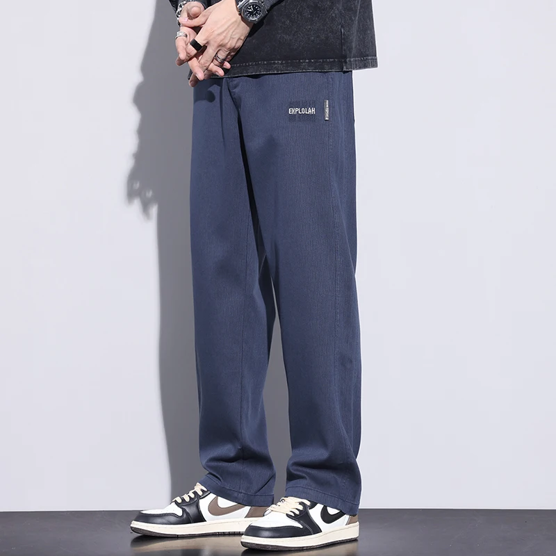 

Новые прямые брюки, модные теплые толстые мужские повседневные брюки, Брендовые брюки Climax, качественная ткань, удобная кожа