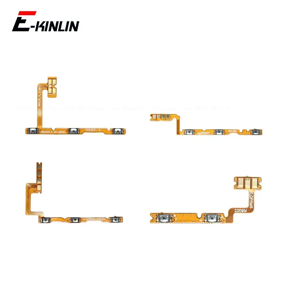 Switch Power ON OFF Key Mute Silent Volume Button Ribbon Flex Cable For OPPO Realme 7 7i 8i 8s 8 Pro 4G 5G Replacement Parts
